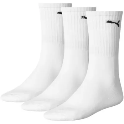 Produktbild von Puma - Fußballsocken für Herren/Damen Uni(3er-Pack) PP667 (43 EU - 47 EU) (Weiß)