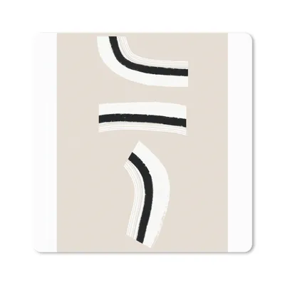 Produktbild von MuchoWow® Mauspad Mousepad Linie - Pastell - Gestaltung 20x20 cm - Mousepads - Maus Mat - Pad - Mausunterlage - Desk Mat - Bureauartikeln
