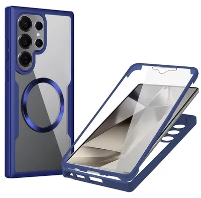 Obrázek produktu pro Ochranné pouzdro Techsuit ColorVerse 360 s ochranou displeje a MagSafe pro Samsung Galaxy S25 Ultra - modré