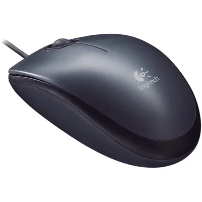 Produktbild von Logitech M 90 corded optical Mouse USB schwarz