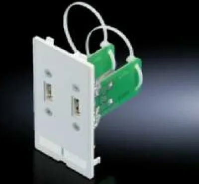Produktbild von Rittal Schnittstellen-Einsätze, 2xUSB A