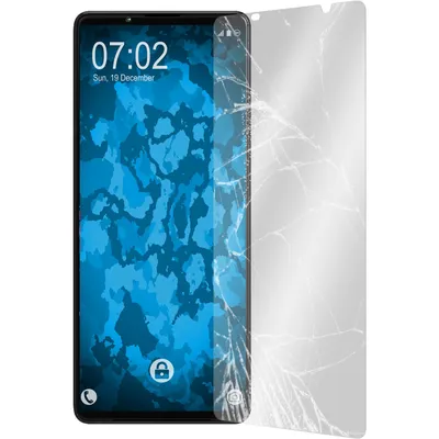 Produktbild von 2er-Pack PhoneNatic Glas-Folie klar  kompatibel mit Sony Xperia 1 III - Panzerglas für Xperia 1 III