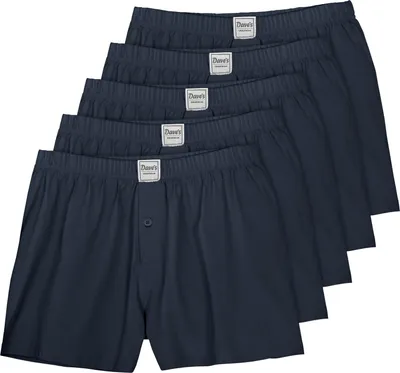 Produktbild von Dave's 5er-Pack Boxershorts blau große Größen