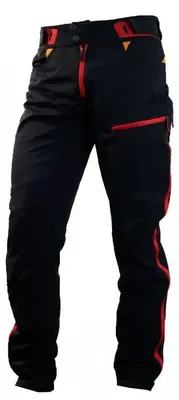 Produktbild von Lange Hose HAVEN SINGLETRAIL schwarz/rot : Größe - M Größe: M