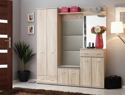 Zdjęcie produktu dla Garderoba do przedpokoju ARMARIO VII dąb sonoma