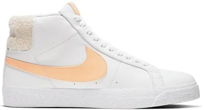 Obrázok produktu pre Nike SB Zoom Blazer Mid, biela s detailmi v zlatom odtieni, veľkosť EU 44