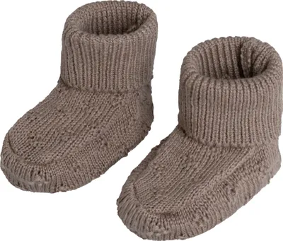 Produktbild von Baby's Only Booties teddyfutter Miracle - Clay - 0-3 Monate - 100% Baumwolle
