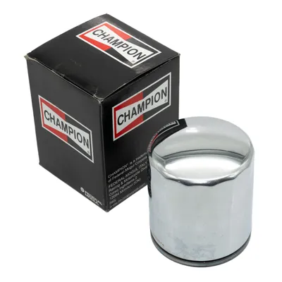Produktbild von Ölfilter Champion COF074C chrom für Harley Davidson