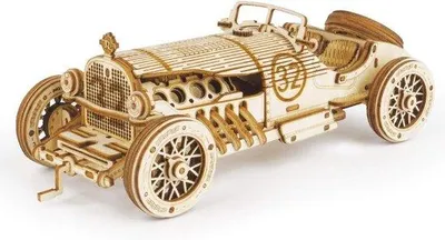 Produktbild von Holz 3D Auto Puzzle-Baukasten - Kreatives Spielzeug für Erwachsene und Kinder