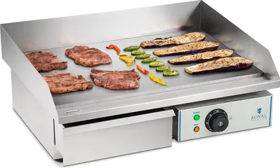 Produktbild von Royal Catering Elektrický rošt - 55 cm - hladký - 1 x 3 000 W