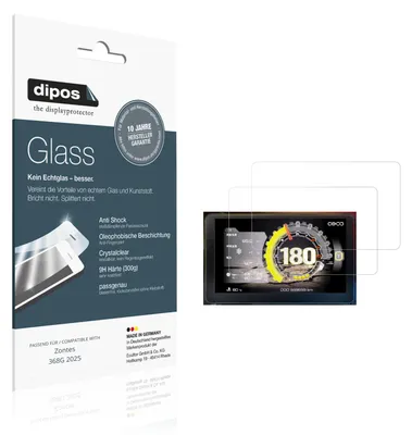 Image de 2x Protection ecrán pour Zontes 368G 2025 Verre souple Film Protecteur 9H dipos