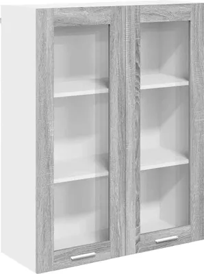Productafbeelding van vidaXL Hangkast Sonoma-grijs, 80 x 31 x 100 cm, houtvezel