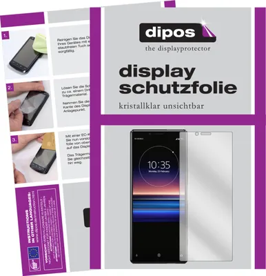 Obrázek produktu pro 2x ochranná fólie pro Sony Xperia 1 clear screen protector film ochrana displeje dipos