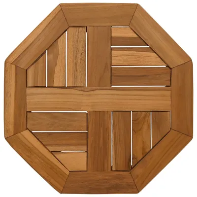 Image de Dessus de table 40x40x2,5 cm octogonal bois de teck massif