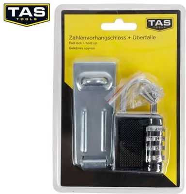 Produktbild von TAS Zahlenvorhangschloss Überfalle Sicherheit Türen Tor Schuppen Garage Schrank