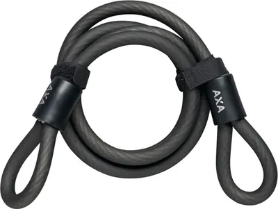 Produktbild von AXA Schlaufenkabel Länge 120cm, Ø10mm, schwarz