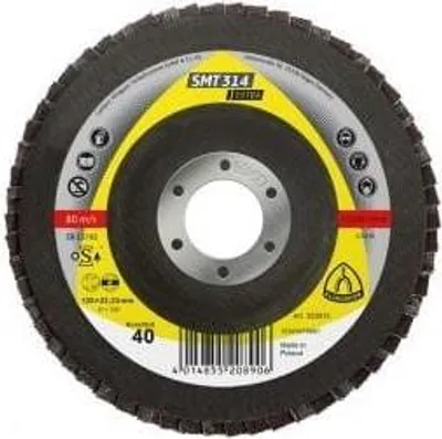 Produktbild von KLINGSPOR KONVEXFACHSCHEIBE SMT314 EXTRA 125mm gr. 36