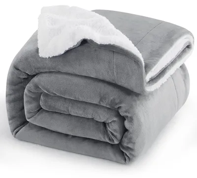 Produktbild von Sherpa Fleece Decke - Weich und Warm für Kalte Abende