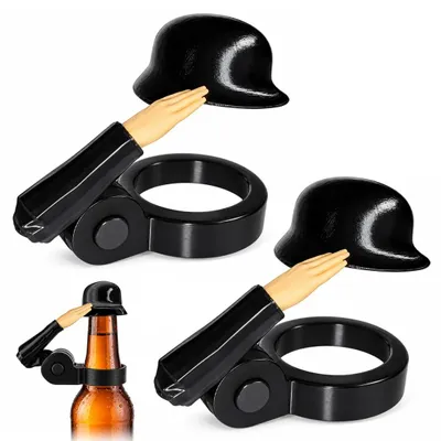 2er-Set Bierflaschenverschluss Soldat Salut, wiederverwendbar