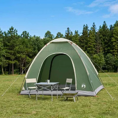 Produktbild von Campingzelt mit Dach mit Luftentlüftung Grün 190 x 140 x 105 cm - Campingzelte c2577