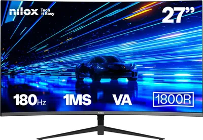 Image de Nilox NXM27FHD18001 écran plat de PC 68,6 cm (27") 1920 x 1080 pixels LED Noir