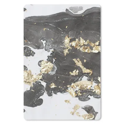 Produktbild von MuchoWow® Mauspad Mousepad Marmor - Grau - Gold 40x60 cm - Mousepads - Maus Mat - Pad - Mausunterlage - Schreibtisch Accesoire