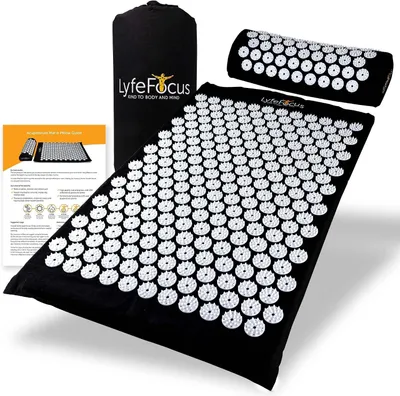 Image de Tapis et coussin d'acupression avec sac de voyage - Coussin à picots