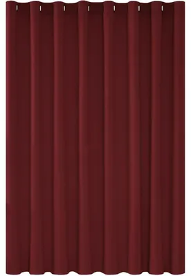 Produktbild von Verdunkelungsvorhang Ösen Kälteschutz Thermovorhang Hitzeschutz 242x254 cm Rot 1 Stück