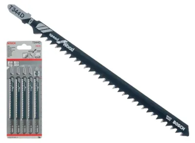 Immagine prodotto di Lama di ricambio per seghetto alternativo taglio legno T 344 D BOSH confezione 5 pezzi