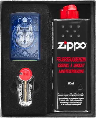 Produktbild von ANNE STOKES WOLF ZIPPO Feuerzeug Geschenkset Nr. 1
