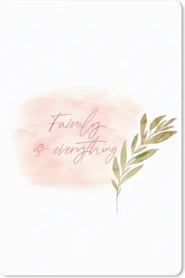 Produktbild von MuchoWow® Mauspad Mousepad Familie - Zitate - Familie ist alles - Sprichwörter 18x27 cm - Mousepads - Maus Mat - Pad - Mausunterlage