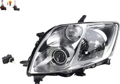 Zdjęcie produktu dla Johns, reflektory pasujące do Toyota Auris 03/2007-02/2010 lewy reflektor + siłownik