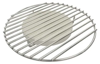 Produktbild von PATTON Edelstahl-Grillrost mit Hitzedeflektor für 13" Kamado - Ø 27 cm