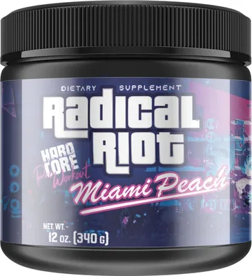 Produktbild von American Supps | Radical Riot V3 Hardcore Pre Workout Peach