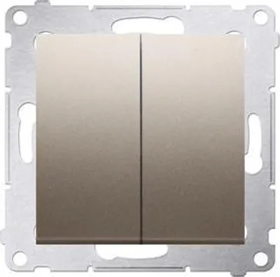 Zdjęcie produktu dla Kontakt-Simon DW5A.01/44, Plastik, Złoto, IP20, IP44, 250 V, 16 A, 75 mm