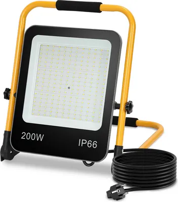 Zdjęcie produktu dla Yakimz Naświetlacz budowlany LED na statywie 6000K Naświetlacz LED IP66 200W
