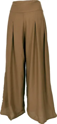 Produktbild von Boho Hosenrock, Weite Sommerhose - Khaki, Damen, Braun, Viskose, Größe: S/M