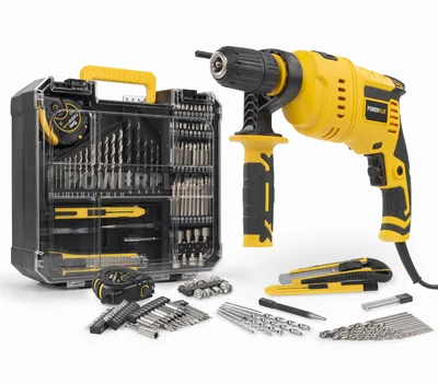 Zdjęcie produktu dla POWERPLUS POWX0265 - El. Wiertarka udarowa 800 W 78 szt. akcesoriów