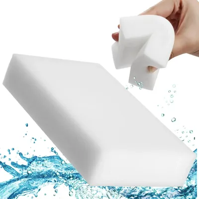 Produktbild von Magischer Schwamm Reinigungsschwamm Schmutzradierer Fleckenentferner ohne Chemie 10 x 6 x 2 cm Weiß