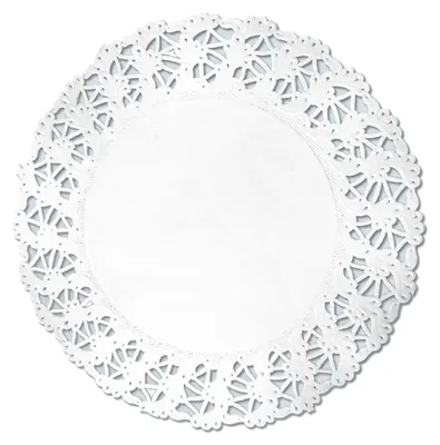 Immagine prodotto di Hygostar 34091 Tortenspitzen rund weiß Ø 9 cm Papier
