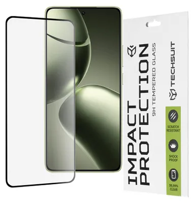 Produktbild von Techsuit Full Cover Impact Protection Displayschutzfolie für Xiaomi 14T/14T Pro - Schwarz