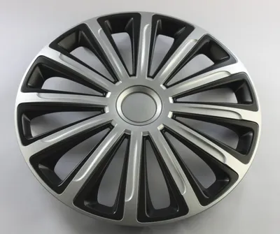 Produktbild von SET Radkappen Radzierblenden 4er Satz 15 Trend silver-black