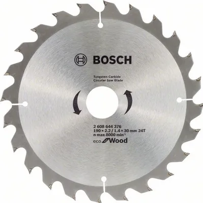 Produktbild von Bosch 2 608 644 376, Weichholz, Holz, 19 cm, 1,6 cm, 1,4 mm, 8000 RPM, 2,2 mm