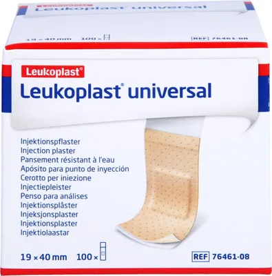 Immagine prodotto di Leukoplast Strisce di cerotto universale per iniezione 19x40 mm 100 pz