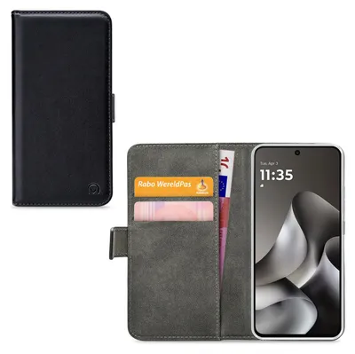 Produktbild von Mobilize Classic Gelly Handyhülle für Motorola Moto G47 Hülle Klapphülle Geldbörse - Schwarz