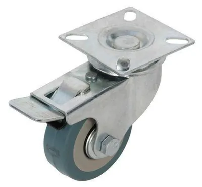 Produktbild von FIXMAN 487739 Gummi-Lenkrolle mit Feststeller 75 mm, 50 kg