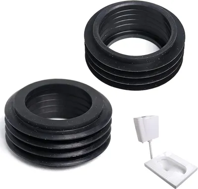 Productafbeelding van Aansluitstuk voor waterslang van flexibel rubber, 36-45 mm, geschikt voor afvoerbuizen