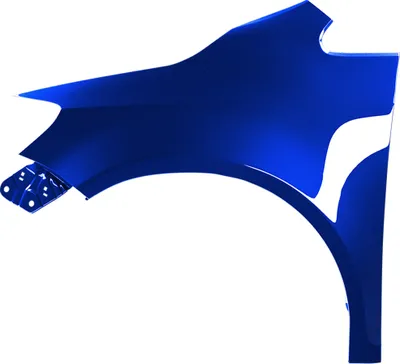Obrázek produktu pro BLU Blatník náhrada pro VW Volkswagen Golf V Plus / Golf 5 Plus / Golf V+ LH5X Levý Modrý SchattenBlau | 2005-2009 | Přední | Lakovaný | Připravený k montáži