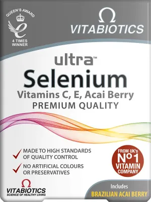 Produktbild von Vitabiotics Ultra Selenium, 30 tabletek