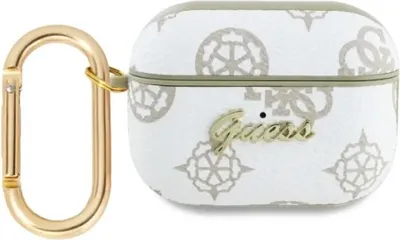 Zdjęcie produktu dla Guess GUAP2PG4GPH AirPods Pro 2          (2022/2023) cover biały/white 4G Hook